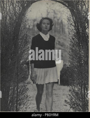 386 VERA BOREA - TENNIS DRESS-1949 Stockfoto