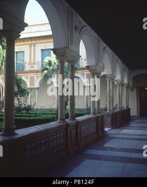 Terrasse GRANDE. Lage: das Museo DE BELLAS ARTES - CONVENTO DE LA MERCED CALZAD, Sevilla, Sevilla, Spanien. Stockfoto