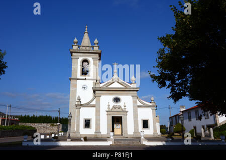 Igreja Matriz Pfarrkirche, Vila Praia de Ancora, Provinz Minho, Nordportugal Stockfoto