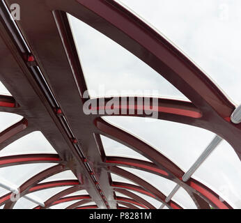 Peace Bridge Calgary, Alberta Kanada Stockfoto