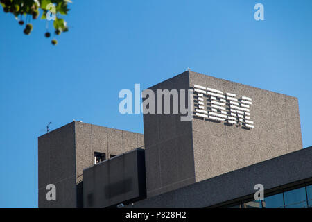 IBM-Hauptquartier auf dem Londoner Southbank Stockfoto