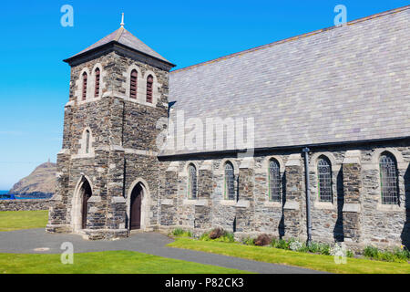 Kirche in Port Erin auf der Isle of Man Port Erin, Insel Man. Stockfoto