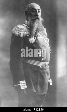 Foto zeigt allgemeine Dmitri Leonidowitsch Horvath (1858-1937), war eine Eisenbahn Ingenieur und diente als Lieutenant Governor in der Russischen Armee Stockfoto