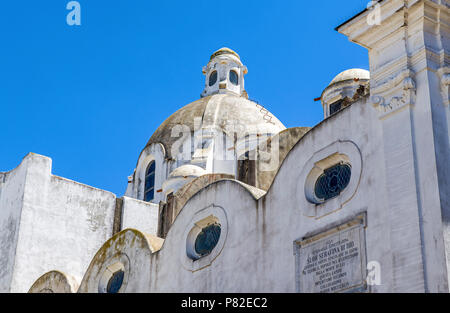 Die Kirche von Santo Stefano auf der Insel Capri, Italien Stockfoto