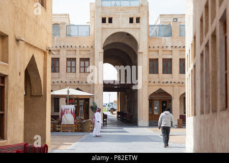 Souq Waqif in der Nähe von Falcon Souq, Doha, Katar Stockfoto