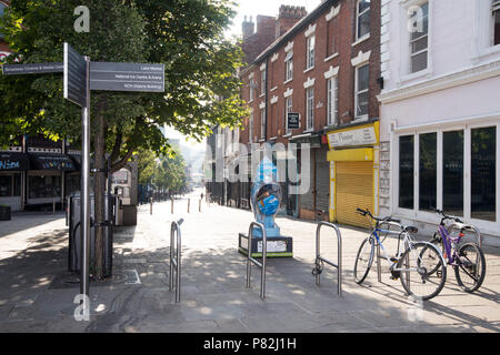 Hinters licht Wild in Kunst Skulptur im Hockley, Nottingham Nottinghamshire England Großbritannien Stockfoto