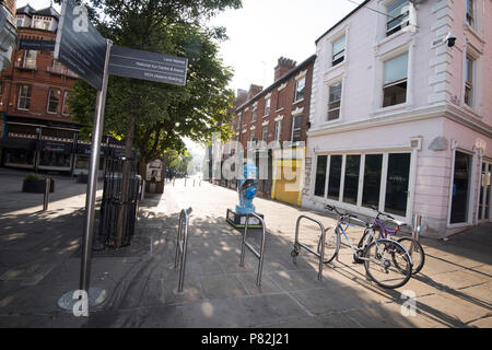 Hinters licht Wild in Kunst Skulptur im Hockley, Nottingham Nottinghamshire England Großbritannien Stockfoto