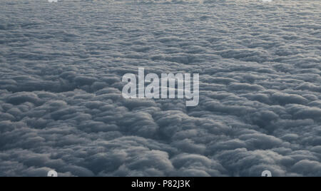 Himmel Wolken abstraktes Muster Textur Hintergrund Stockfoto