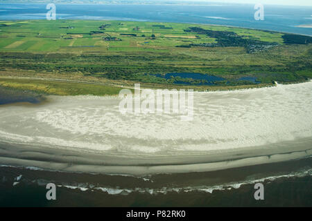 Luchtfoto van Ameland; Luftbild von Ameland Stockfoto