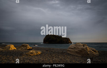 St. George's Rock, Jasper, Strand, Kap Fiolent, Balaklawa Bezirk, Sewastopol, Republik Krim Stockfoto