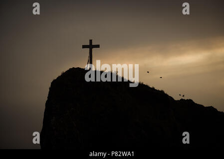 St. George's Rock, Jasper, Strand, Kap Fiolent, Balaklawa Bezirk, Sewastopol, Republik Krim Stockfoto