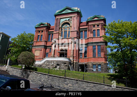 Juni 23, 2018 - St. Johns, Neufundland: Die Freimaurer Tempel Gebäude, in dem sich der Geist von Neufundland Stockfoto