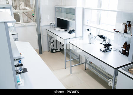 Leer moderne Labor Stockfoto