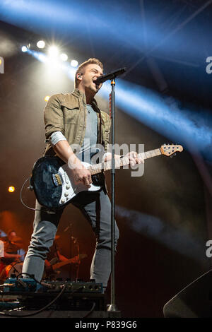 Milwaukee, Wisconsin, USA. 7. Juli 2018. Nazar während des Sommerfests Music Festival am Henry Maier Festival Park in Milwaukee, Wisconsin Credit: Daniel DeSlover/ZUMA Draht/Alamy leben Nachrichten Stockfoto