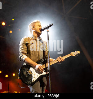 Milwaukee, Wisconsin, USA. 7. Juli 2018. Nazar während des Sommerfests Music Festival am Henry Maier Festival Park in Milwaukee, Wisconsin Credit: Daniel DeSlover/ZUMA Draht/Alamy leben Nachrichten Stockfoto