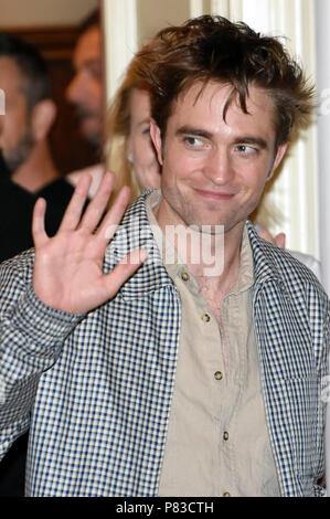 Karlsbad, Tschechische Republik. 07 Juli, 2018. Robert Pattinson bei der Präsentation des Films "The Rover" auf der 53. Internationalen Filmfestival Karlovy Vary 2018 am Städtischen Theater. Karlsbad, 07.07.2018 | Verwendung der weltweiten Kredit: dpa/Alamy leben Nachrichten Stockfoto