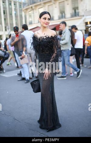 Paris, Frankreich. 04. Juli 2018. Deborah hing an der Fendi Landebahn zeigen während der Haute Couture Fashion Week in Paris - Juli 4, 2018 - die Credit: Runway Manhattan*** Für die redaktionelle Nutzung nur*** | Verwendung weltweit/dpa/Alamy leben Nachrichten Stockfoto