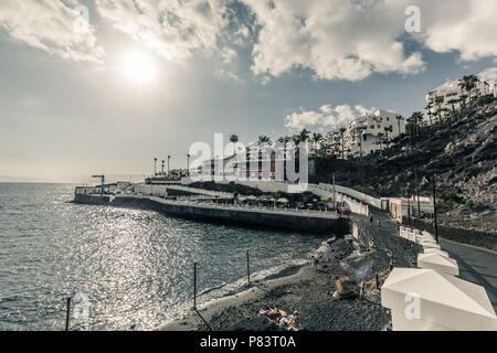 Puerto de Santiago, Teneriffa, Spanien. Stockfoto