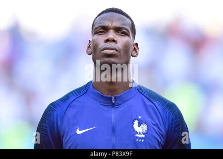 Paul Pogba von Frankreich während der FIFA WM Russland 2018 Umlauf von 16 Match zwischen Frankreich und Argentinien bei Kazan Arena am 30. Juni 2018 in Kasan, Russland. (Foto von Lukasz Laskowski/PressFocus/MB Medien) Stockfoto