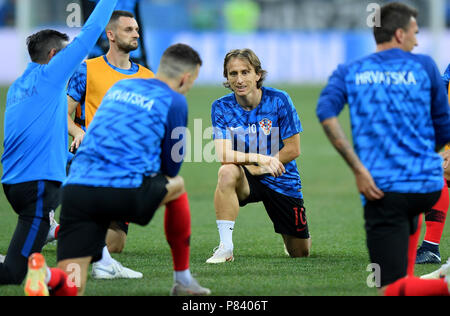 Nischnij Nowgorod, Russland - Juli 01: {object} während der FIFA WM Russland 2018 Umlauf von 16 Match zwischen Kroatien und Dänemark in Nizhny Novgorod Stadion am 1. Juli 2018 in Nischni Nowgorod, Russland. (Foto von Lukasz Laskowski/PressFocus/MB Medien) Stockfoto