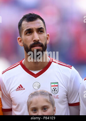 Sankt Petersburg, Russland - 15. Juni: Roozbeh Cheshmi von IR Iran während der FIFA WM 2018 Russland Gruppe B Match zwischen Marokko und Iran bei Saint Petersburg Stadion am 15. Juni 2018 in Sankt Petersburg, Russland. (Foto von Lukasz Laskowski/PressFocus/MB Medien) Stockfoto