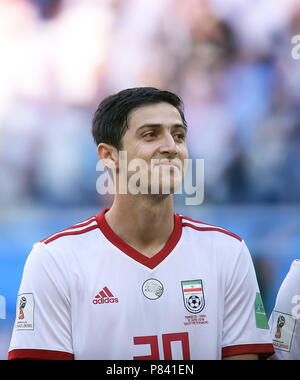 Sankt Petersburg, Russland - 15. Juni: Sardar Azmoun von IR Iran während der FIFA WM 2018 Russland Gruppe B Match zwischen Marokko und Iran bei Saint Petersburg Stadion am 15. Juni 2018 in Sankt Petersburg, Russland. (Foto von Lukasz Laskowski/PressFocus/MB Medien) Stockfoto