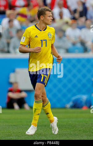 Nischnij Nowgorod Russland Juni 18 Viktor Claesson Von Schweden Nationalmannschaft Wahrend Der Fifa Wm 2018 Russland Gruppe F Match Zwischen Schweden Und Die Republik Korea In Nizhny Novgorod Stadion Am 18 Juni 2018 In Nischni