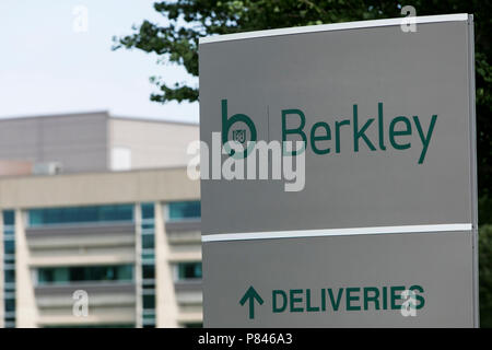 Ein logo Zeichen außerhalb des Hauptquartiers der Kontinentalen westlichen Gruppe, eine Abteilung der W. R. Berkley Corporation, Urbandale, Iowa, wurde am 30. Juni Stockfoto