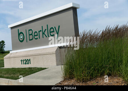 Ein logo Zeichen außerhalb des Hauptquartiers der Kontinentalen westlichen Gruppe, eine Abteilung der W. R. Berkley Corporation, Urbandale, Iowa, wurde am 30. Juni Stockfoto