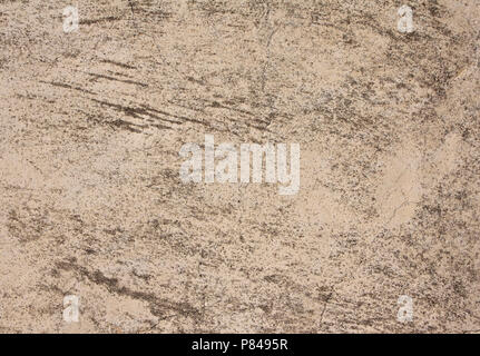 Grunge Hintergrund mit alten Stuck Wandbeschaffenheit Beige Farbe Stockfoto