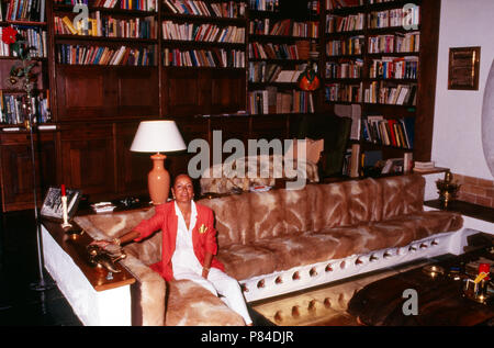 Margie Jürgens im Haus in Saint Paul de Vence, Frankreich 1978. Margie Jürgens in Ihrem Haus in Saint Paul de Vence, Frankreich 1978. Stockfoto