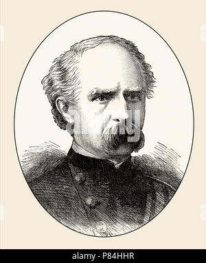 Feldmarschall Sir Donald Martin Stewart, 1st Baronet, 1824-1900, ein älterer Indischer Offizier in der Armee, vom britischen Schlachten auf Land und Meer, von James Grant Stockfoto