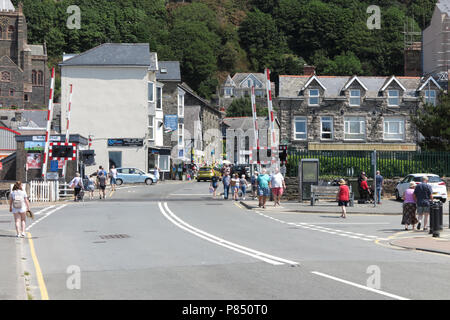 Beach Road, Pwllheli, Gwynedd, Wales Stockfoto