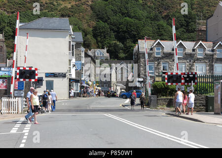 Beach Road, Pwllheli, Gwynedd, Wales Stockfoto