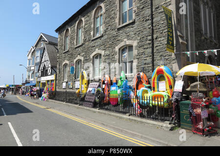 Beach Road, Pwllheli, Gwynedd, Wales Stockfoto