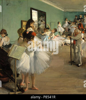 Edgar Degas - der Tanz Klasse 1874 Stockfoto