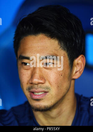 Wolgograd, Russland - 28. Juni: Shinji Kagawa von Japan während der FIFA WM 2018 Russland Gruppe H Übereinstimmung zwischen Japan und Polen bei Wolgograd Arena am 28. Juni 2018 in Wolgograd, Russland. (Foto von Lukasz Laskowski/PressFocus/MB Media/) Stockfoto