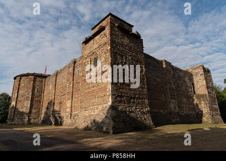 Colchester Castle an einem sonnigen Montagmorgen im Juli Stockfoto