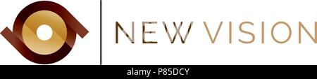 Die neue Vision-Logo Stock Vektor