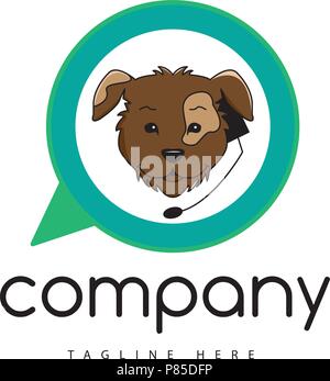 Pet care-Logo Stock Vektor
