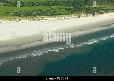 Luchtfoto van Ameland; Luftbild von Ameland Stockfoto