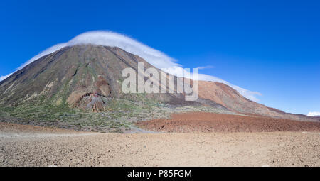 Teide und Montana Blanca im Nationalpark auf Teneriffa Stockfoto