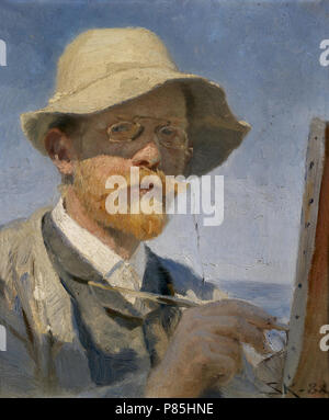 Kroyer Peder Severin - Self Portrait 7. Stockfoto