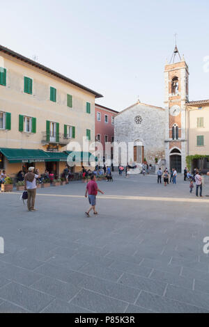 San Quirico d ' Orcia Stockfoto