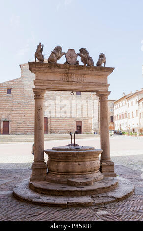 Montepulciano, Toskana, Italien Stockfoto