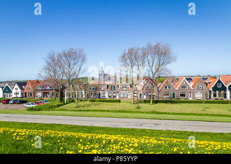 Dorf Oudeschild auf der Insel Texel in den Niederlanden Stockfoto