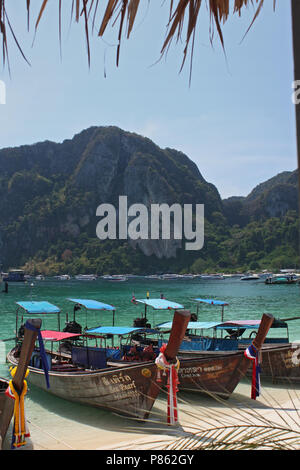 10 Eilanden Westen van Thailand; Inseln westlich von Thailand Stockfoto