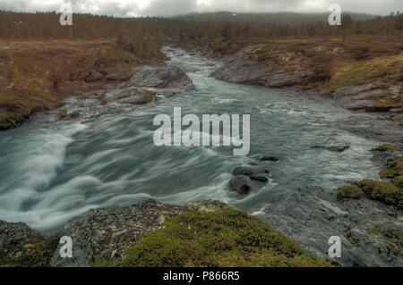 Wildwater Jotunheimen Norwegen 2012 Stockfoto