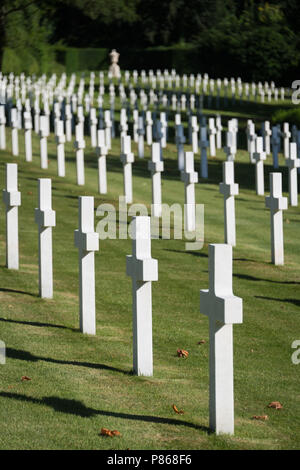 Die Suresnes amerikanische Soldatenfriedhof und Memorial, Suresnes (nahe Paris), Frankreich Stockfoto