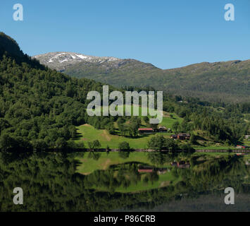 Gaularfjellet, Norwegen Stockfoto